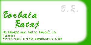 borbala rataj business card